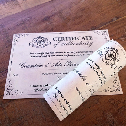 Italian Ceramic Art Cheese Tray Plate Appetizer Centerpieces Decorated Lemons Hand Painted Pottery Made in Italy Tuscan