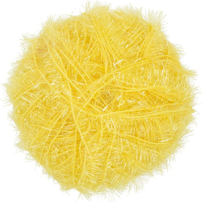 Scrubby Sparkle Yarn, Lemon