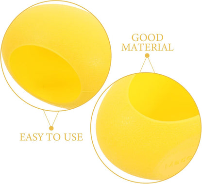 Cartoon Hamster Bed House Hideout, Yellow Small Animal Sleeping Nest, Soft Cozy Hideaway for Hamster Cage Bedding Habitat