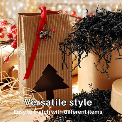 Yellow Crinkle Paper Filler - Shredded Paper, Gift Basket & Box Wrap | Confetti Stuffing for Christmas, Halloween, Thanksgiving, Valentine's Day, Easter, Mother's Day, Wedding, Birthday,5oz