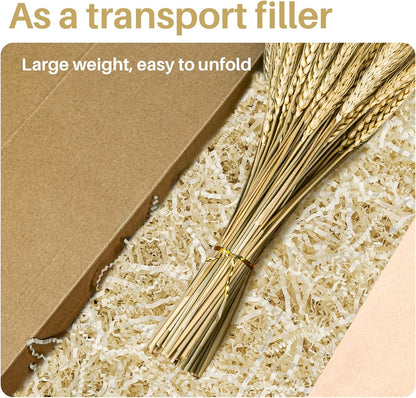 Yellow Crinkle Paper Filler - Shredded Paper, Gift Basket & Box Wrap | Confetti Stuffing for Christmas, Halloween, Thanksgiving, Valentine's Day, Easter, Mother's Day, Wedding, Birthday,5oz