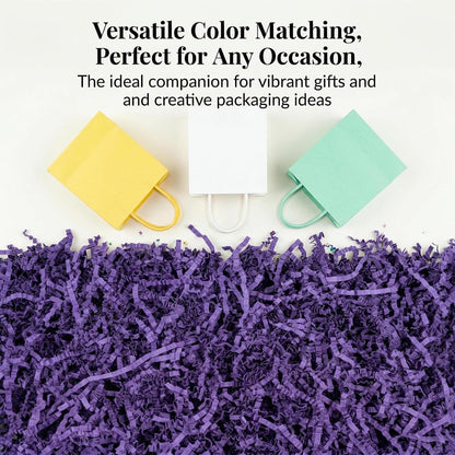 Yellow Crinkle Paper Filler - Shredded Paper, Gift Basket & Box Wrap | Confetti Stuffing for Christmas, Halloween, Thanksgiving, Valentine's Day, Easter, Mother's Day, Wedding, Birthday,5oz