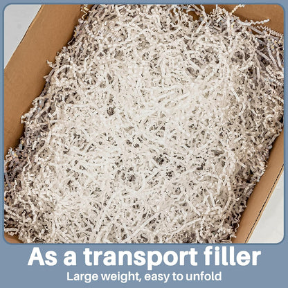 Yellow Crinkle Paper Filler - Shredded Paper, Gift Basket & Box Wrap | Confetti Stuffing for Christmas, Halloween, Thanksgiving, Valentine's Day, Easter, Mother's Day, Wedding, Birthday,5oz