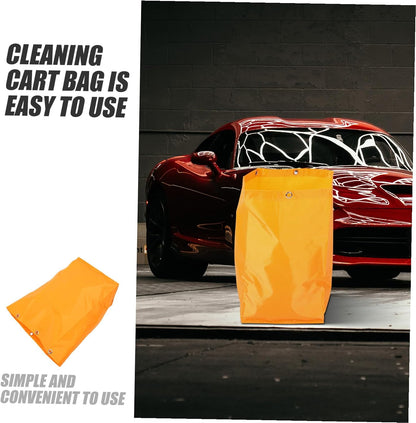 Cleaning Tote Caddy Janitorial Bag Canvas Replacement Janitorial Cart Bag for Cart Supplies