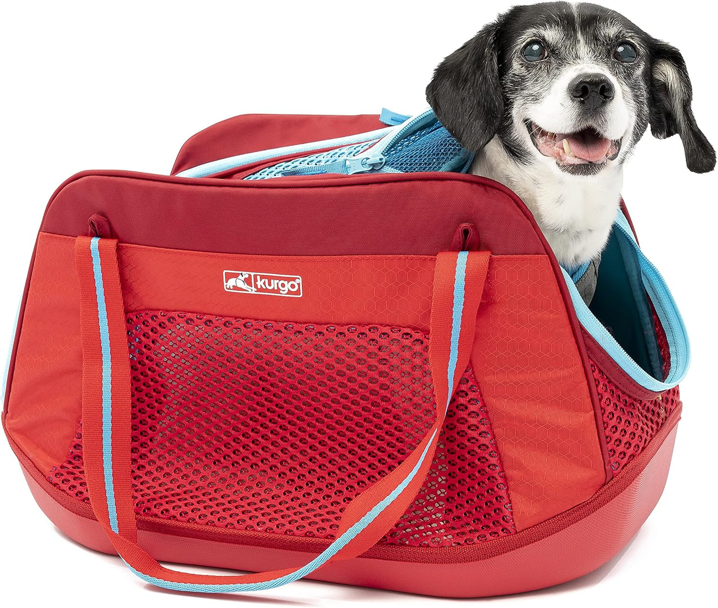 Explorer Dog Travel Carrier | Soft Sided Pet Carrier Bag | Duffle Bag Carrier for Dogs | Water-Resistant | Airline Compliant | For Cats & Small Dogs | Up t