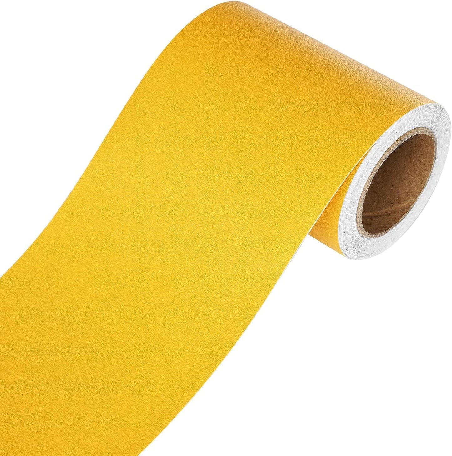 Yellow Wallpaper Border Peel and Stick Mirror Frame Border Removable Waterproof Wallpaper Trim for Bathroom Kids Bedroom Bulletin Board Yellow Sticker for Bulletin Board Decoration 3"X236"