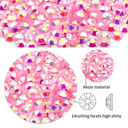 2250 Pcs SS16 4mm Flatback Rhinestones for Nails Art Crafts Glitter Round Gems AB Crystals DIY Clothes Shoes （Crystal Yellow AB）
