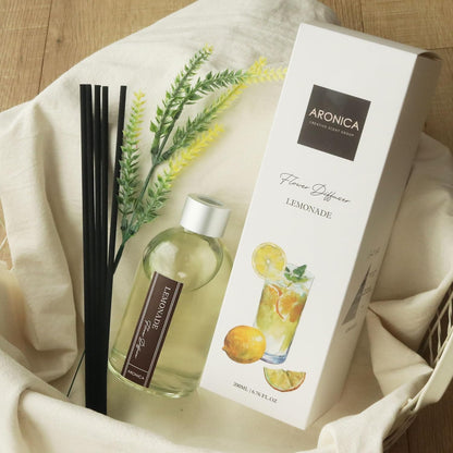 Lemon Scented Air Freshener, Reed Diffuser Scent for Apartment, Lemon Infussd Room Freshener, Citrus House Scent, New Apartment Essentials, House Warming Gifts New Home