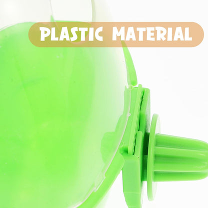 2pcs Hanging Bird Feeder Cups for Cage with No Mess Design Yellow and Green Plastic Bird Food Bowl and Water Dispenser Suitable for Parakeets Pigeons in Indoor Cages