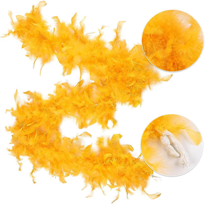 Turkey Feather Boa 1.64 Yards 30g for Halloween Party Costume Decoration