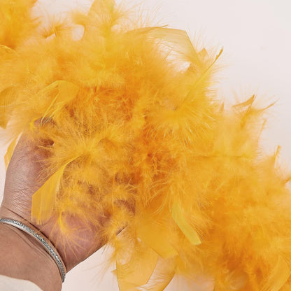 Turkey Feather Boa 1.64 Yards 30g for Halloween Party Costume Decoration