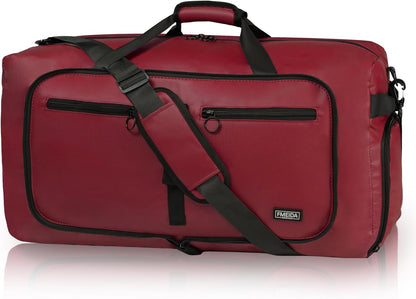 65L Duffle Bag Foldable Travel Duffel Bags for Men Women Travel Bag | Shoes Compartment, 65L Large Capacity, Foldable, Packable, Water Repellent, Tear Resistant, for Traveling Gym Overnight Camp