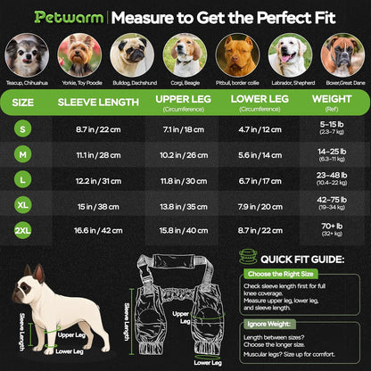 Dog Recovery Sleeve for Front Legs, Two-Leg Dog Leg Sleeve Helps Reduce Licking & Biting, Breathable Elbow Pads, Adjustable Anti-Slip Strap, Soft Cone Alternative, Yellow, M