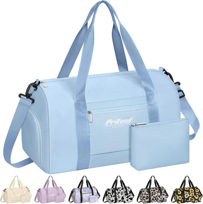 Gym Bag for Women with Shoe Compartment, Sport Gym Tote Bags Travel Duffle Bag for Hospital Yoga Maternity