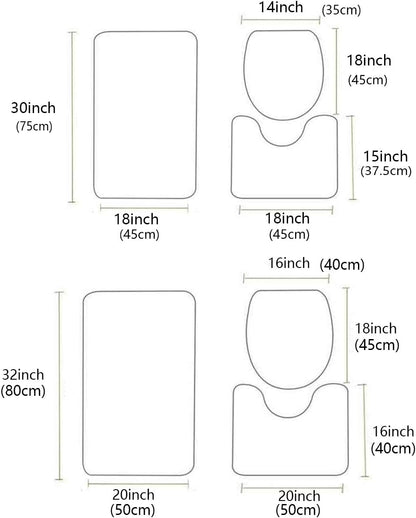 Lemon 3 Piece Bath Rugs Set Summer Lemon Gnome on The Tree Bathroom Mats Absorbent Contour Soft Mat Toilet Lid Cover Bathroom Decor Set, 18"x30"+14"x18"+15"x18"