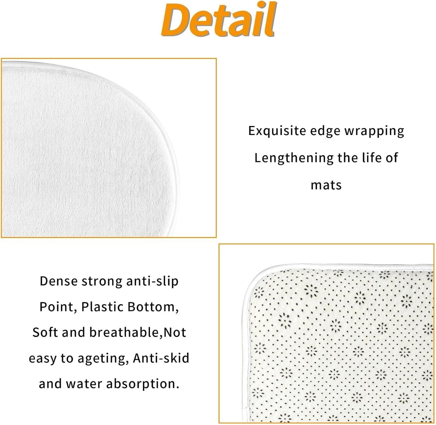 3Pcs Oven Mitts and Potholders, Light Yellow Dark Orange Stripe Oven Mitts Gloves Set Heat Resistant Hot Pads for Kitchen Cooking Grill