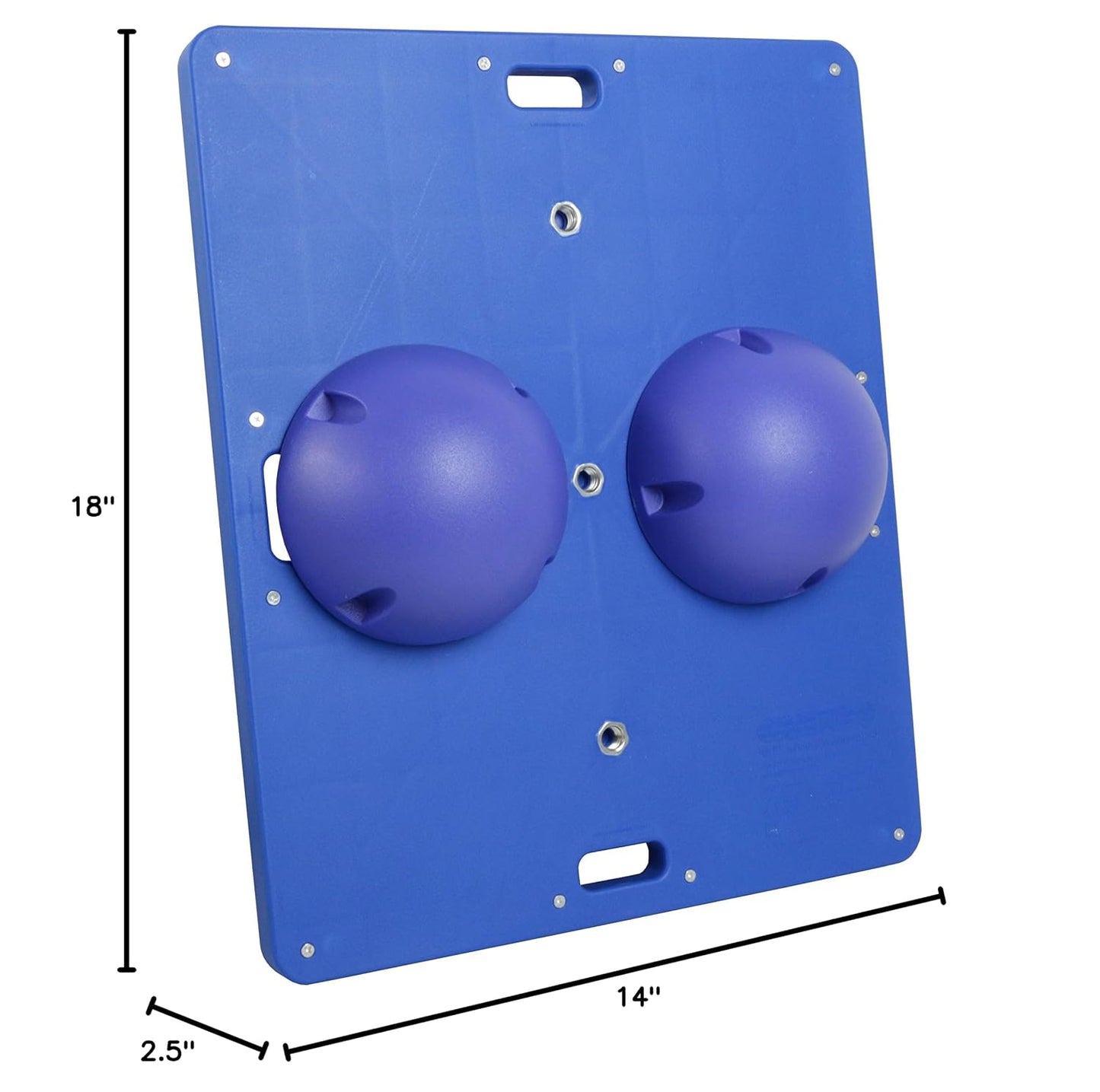 Balance Board 15x18 Inch, 1 Inch Height, Yellow