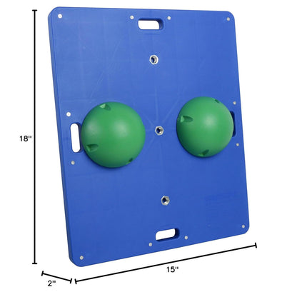 Balance Board 15x18 Inch, 1 Inch Height, Yellow