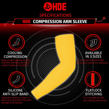 Arm Compression Sleeves for Kids Basketball Shooting Sleeve Youth Sports Cooling Sun Protection Football Baseball 1 Pair