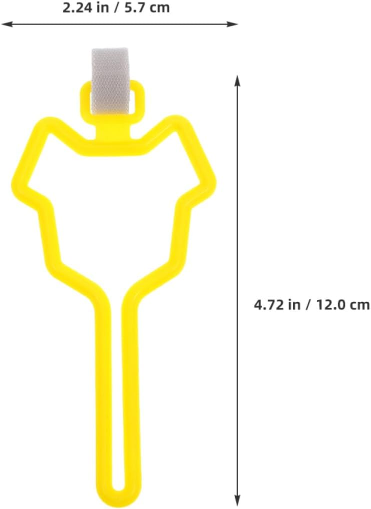 Hands-free Pet Waste Bag Holder Clip for Leash 2pcs Yellow Poop Bag Carrier Dog Walking Accessories