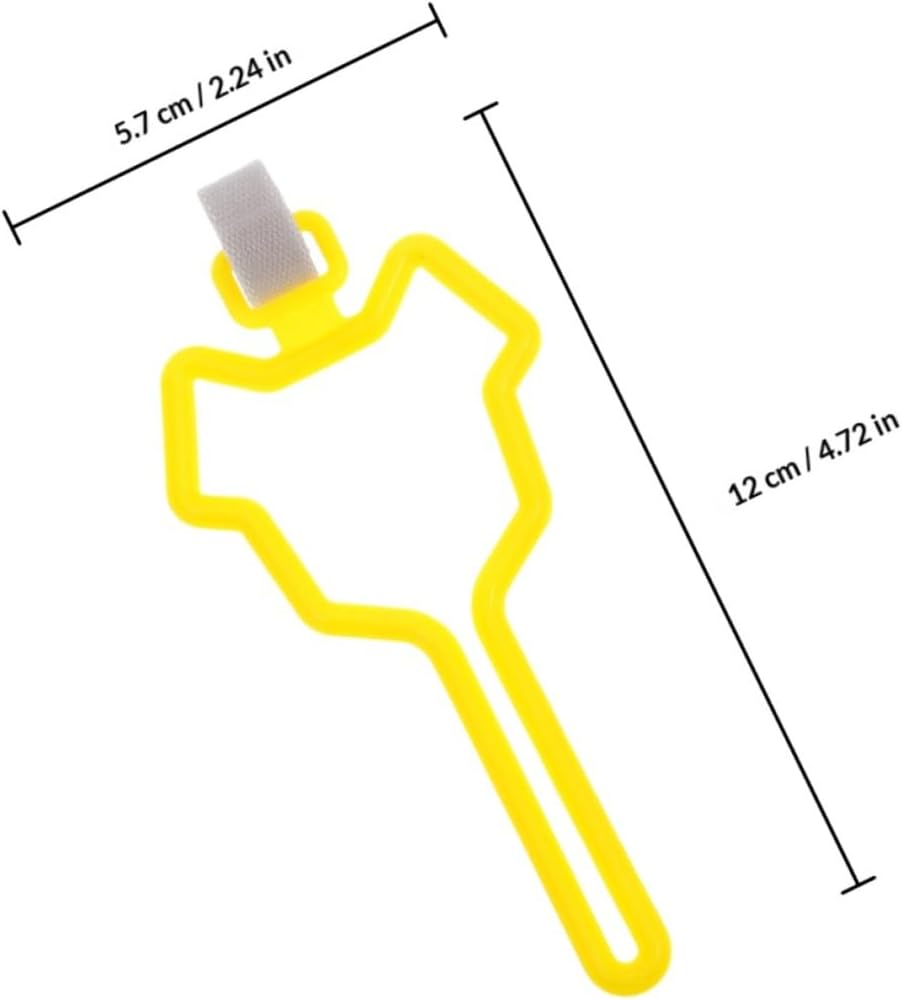 Hands-free Pet Waste Bag Holder Clip for Leash 2pcs Yellow Poop Bag Carrier Dog Walking Accessories