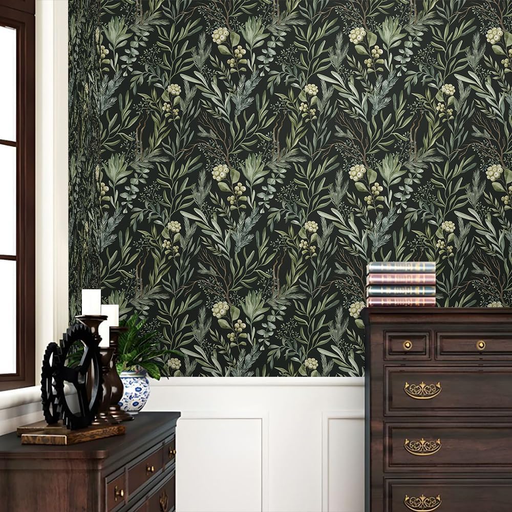 Cute Colorful Fruits Lemon Grapefruit Green Leaf Orange/Red/Yellow Flowers Peel and Stick Wallpaper Stick on Wall Paper Easy Peel Off for nightstand Drawer Cabinet Renter