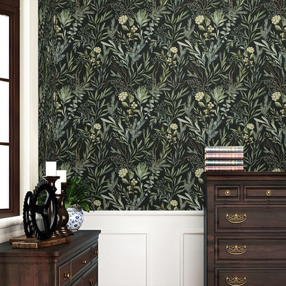 Cute Colorful Fruits Lemon Grapefruit Green Leaf Orange/Red/Yellow Flowers Peel and Stick Wallpaper Stick on Wall Paper Easy Peel Off for nightstand Drawer Cabinet Renter