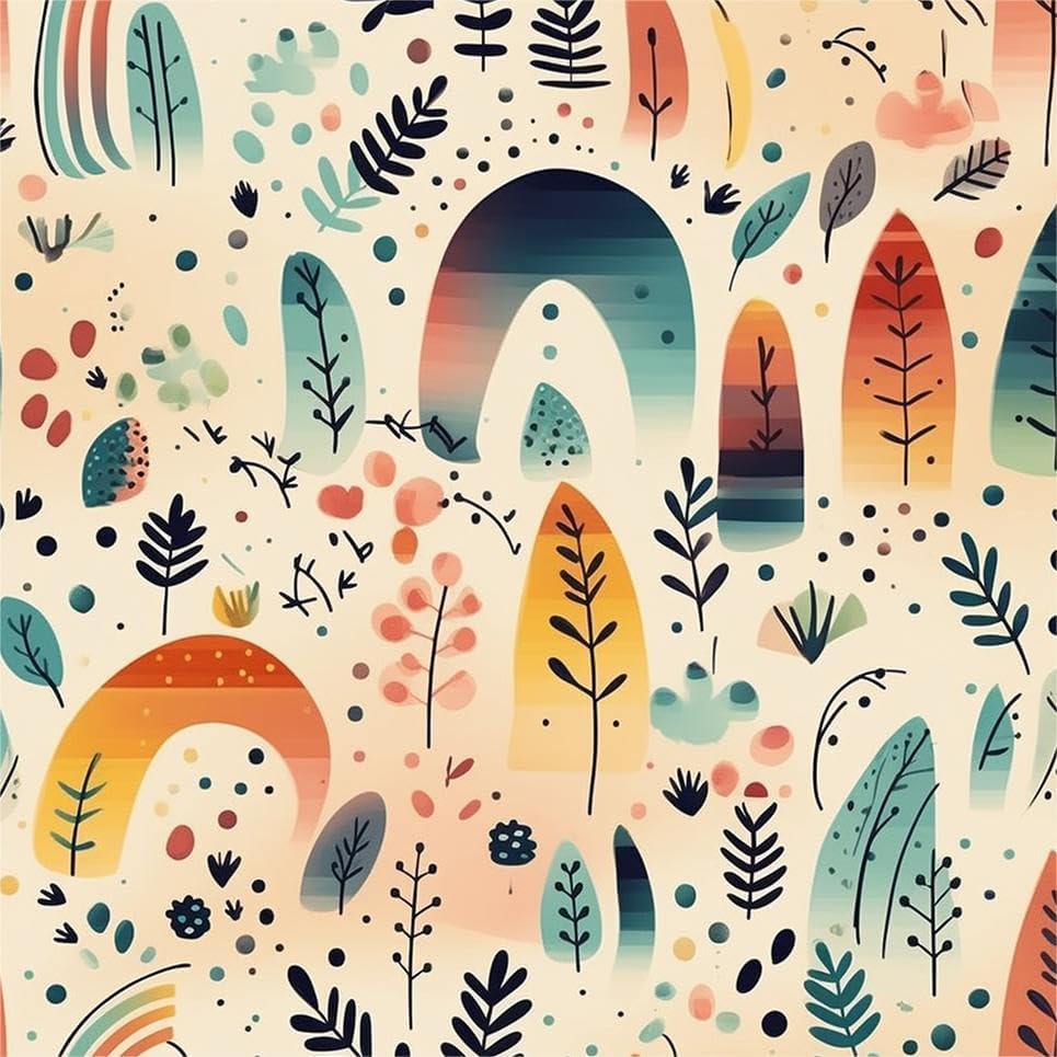 Cute Colorful Fruits Lemon Grapefruit Green Leaf Orange/Red/Yellow Flowers Peel and Stick Wallpaper Stick on Wall Paper Easy Peel Off for nightstand Drawer Cabinet Renter