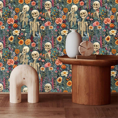Cute Colorful Fruits Lemon Grapefruit Green Leaf Orange/Red/Yellow Flowers Peel and Stick Wallpaper Stick on Wall Paper Easy Peel Off for nightstand Drawer Cabinet Renter
