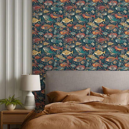Cute Colorful Fruits Lemon Grapefruit Green Leaf Orange/Red/Yellow Flowers Peel and Stick Wallpaper Stick on Wall Paper Easy Peel Off for nightstand Drawer Cabinet Renter