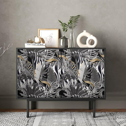 Cute Colorful Fruits Lemon Grapefruit Green Leaf Orange/Red/Yellow Flowers Peel and Stick Wallpaper Stick on Wall Paper Easy Peel Off for nightstand Drawer Cabinet Renter