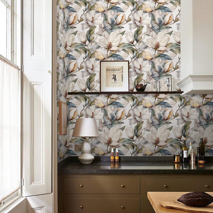 Cute Colorful Fruits Lemon Grapefruit Green Leaf Orange/Red/Yellow Flowers Peel and Stick Wallpaper Stick on Wall Paper Easy Peel Off for nightstand Drawer Cabinet Renter