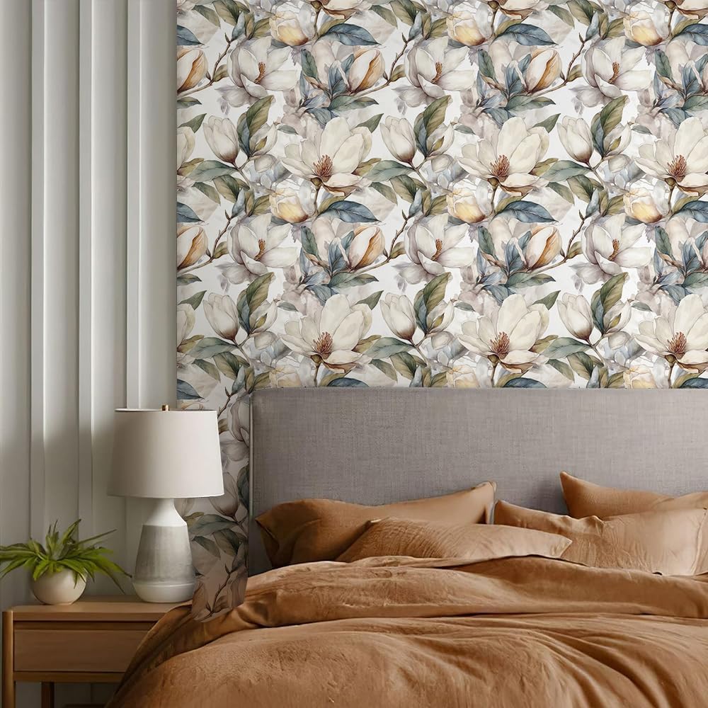 Cute Colorful Fruits Lemon Grapefruit Green Leaf Orange/Red/Yellow Flowers Peel and Stick Wallpaper Stick on Wall Paper Easy Peel Off for nightstand Drawer Cabinet Renter