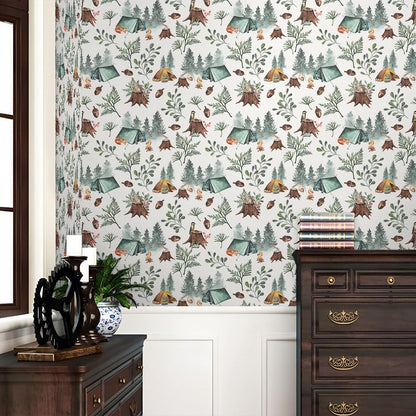 Cute Colorful Fruits Lemon Grapefruit Green Leaf Orange/Red/Yellow Flowers Peel and Stick Wallpaper Stick on Wall Paper Easy Peel Off for nightstand Drawer Cabinet Renter