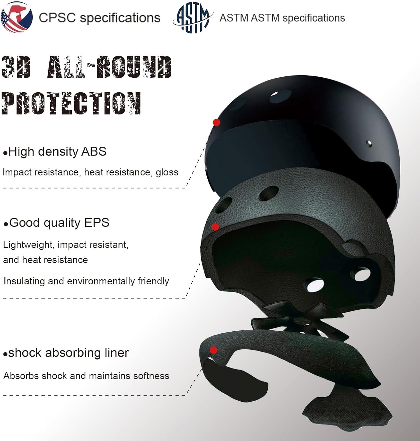 Kids Bike Helmet for Ages 3–16, Adjustable Multi-Sport Helmet for Toddler, Little Kid & Youth, Cycling, Skateboard & Scooter, CPSC & ASTM Certified, 11 Vents, Includes Drawstring Bag