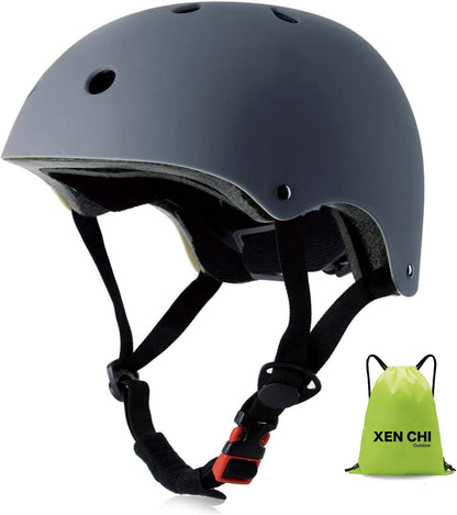 Kids Bike Helmet for Ages 3–16, Adjustable Multi-Sport Helmet for Toddler, Little Kid & Youth, Cycling, Skateboard & Scooter, CPSC & ASTM Certified, 11 Vents, Includes Drawstring Bag