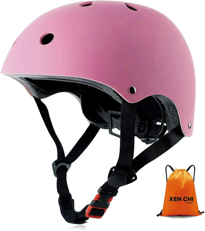 Kids Bike Helmet for Ages 3–16, Adjustable Multi-Sport Helmet for Toddler, Little Kid & Youth, Cycling, Skateboard & Scooter, CPSC & ASTM Certified, 11 Vents, Includes Drawstring Bag