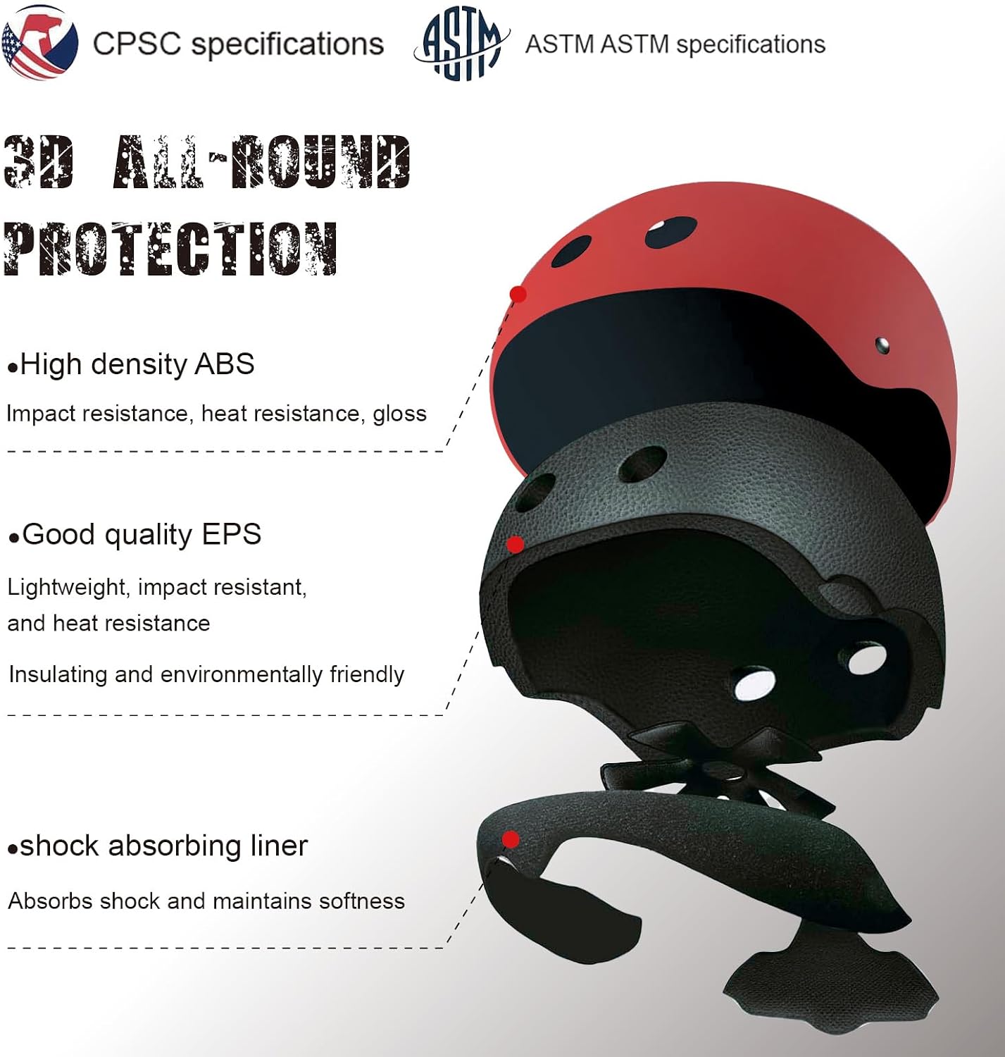 Kids Bike Helmet for Ages 3–16, Adjustable Multi-Sport Helmet for Toddler, Little Kid & Youth, Cycling, Skateboard & Scooter, CPSC & ASTM Certified, 11 Vents, Includes Drawstring Bag