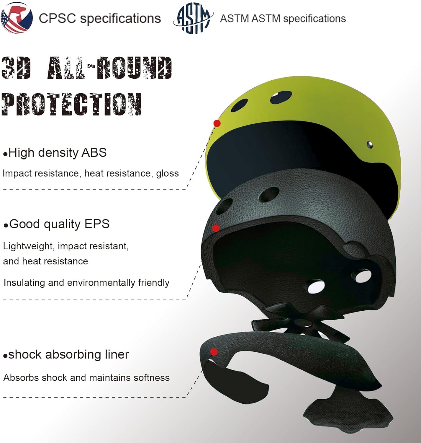 Kids Bike Helmet for Ages 3–16, Adjustable Multi-Sport Helmet for Toddler, Little Kid & Youth, Cycling, Skateboard & Scooter, CPSC & ASTM Certified, 11 Vents, Includes Drawstring Bag