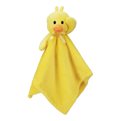 Duck Security Blanket Soft Yellow Baby Lovey Unisex Lovie Baby Gifts for Newborn Toddler Snuggle Toy Stuffed Animal 16 Inch