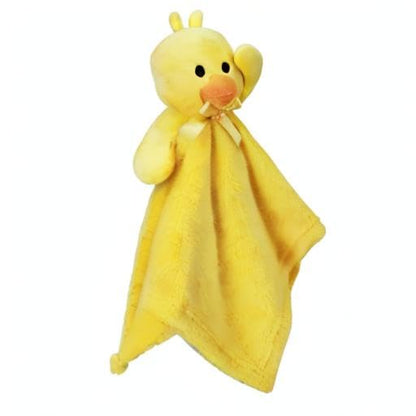 Duck Security Blanket Soft Yellow Baby Lovey Unisex Lovie Baby Gifts for Newborn Toddler Snuggle Toy Stuffed Animal 16 Inch