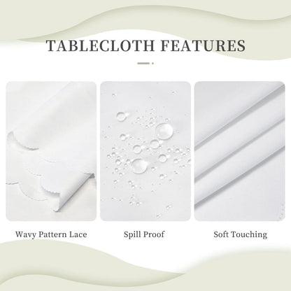 Lemon Tablecloth Yellow Lemons Floral Polyester Rectangle Table Cloth Washable Seasonal Tabletop for Kitchen Dinning Party Outdoor Picnic 54 x 72 Inch Tablecloths