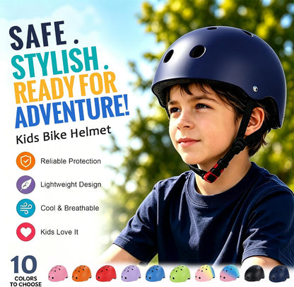 Kids Bike Helmet, Adjustable Toddler Helmet for Ages 3-5-8-14 | CPSC Certified, ABS+EPS, 11 Vents, Lightweight, Dial Fit for Boys Girls Youth, Multi-Sport Bicycle Scooter Skateboard Cycling