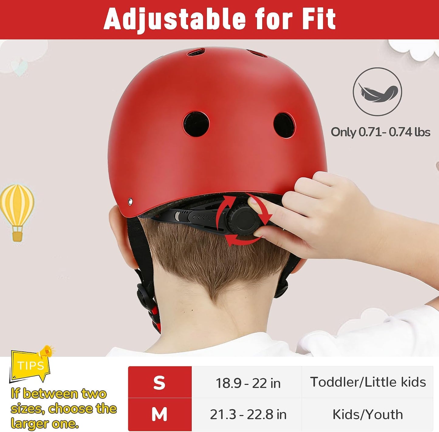 Kids Bike Helmet, Adjustable Toddler Helmet for Ages 3-5-8-14 | CPSC Certified, ABS+EPS, 11 Vents, Lightweight, Dial Fit for Boys Girls Youth, Multi-Sport Bicycle Scooter Skateboard Cycling