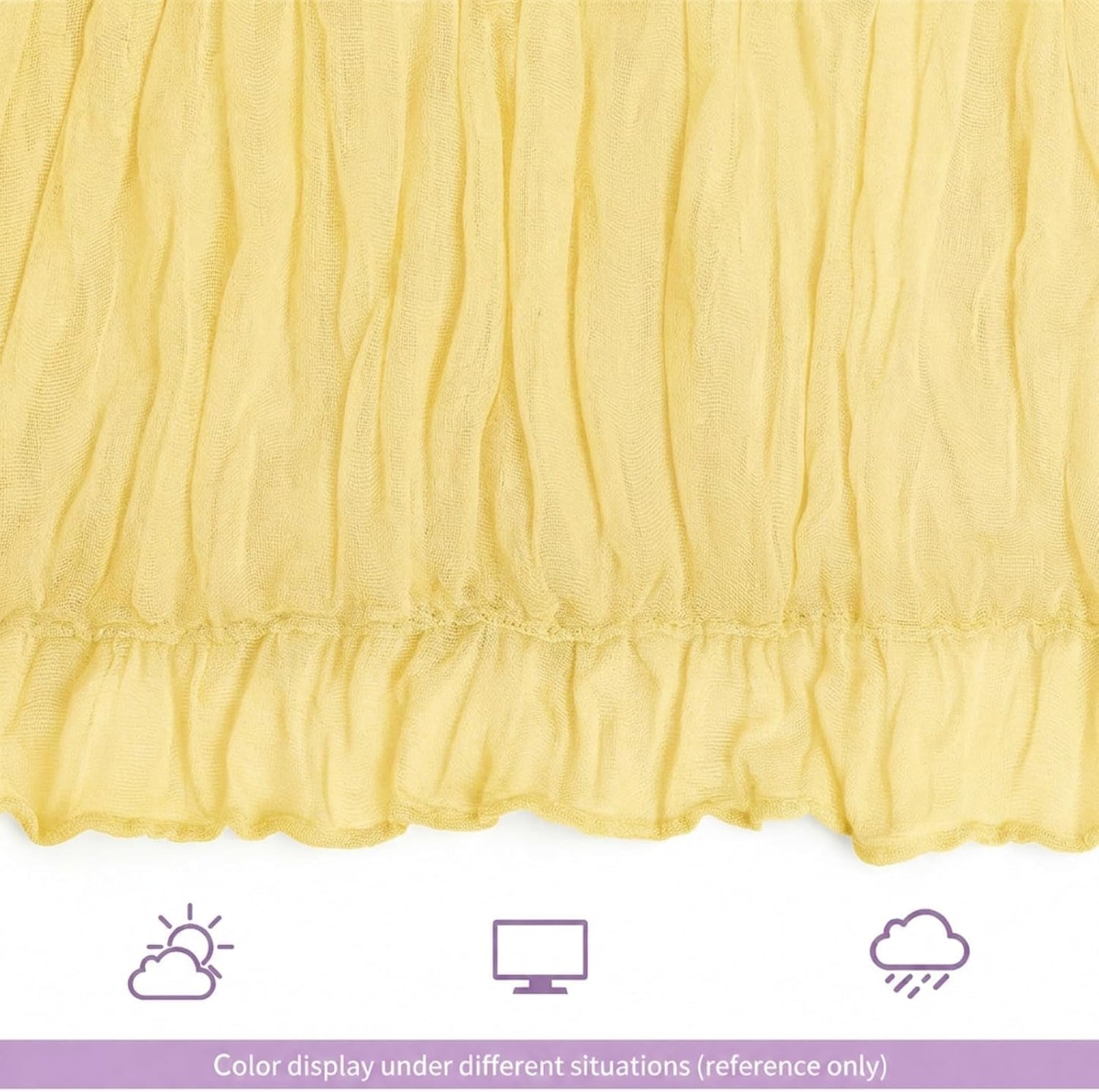 12 Pack Yellow Table Runner 10Ft Cheesecloth Table Runner Rustic Gauze Table Runners Romantic Long Sheer Fabric Cheese Cloth Table Runners for Wedding Party Bridal Baby Shower