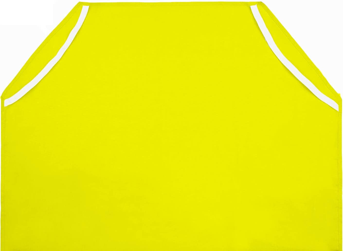 Standard Kids Cot Sheet for Stackable Cots for Preschool Daycare & Child Care - Corner Elastic Loops - Cot Bed Fitted Sheet - Nap Fitted Sheet for Kids - Cotton Surface Pack of 4 (23" x 52", Yellow)
