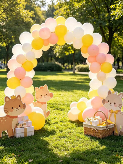 Yellow Balloons 55 Pcs 12 Inch Matte Yellow Latex Balloon Arch Kit Garland for Birthday Baby Shower Graduation Bridal shower Bachelorette Retirement Party