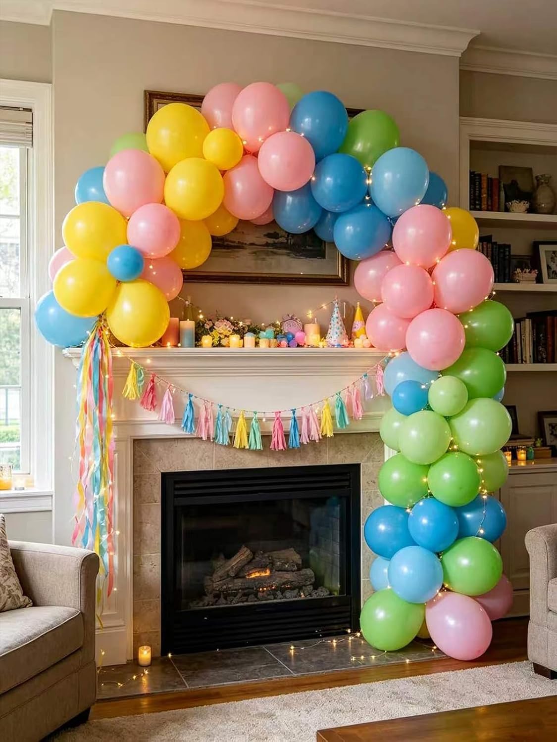 Yellow Balloons 55 Pcs 12 Inch Matte Yellow Latex Balloon Arch Kit Garland for Birthday Baby Shower Graduation Bridal shower Bachelorette Retirement Party