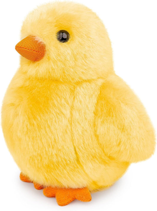 Little Yellow Chicken Plush, 5inch Simulation Stuffed Animal, Baby Chicken Doll Plush Toys as Gift for Your Kids