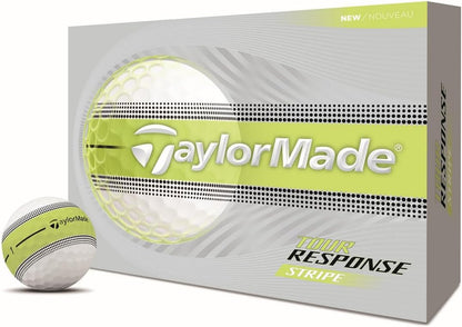 Tour Response Golf Balls, Enhanced 360° ClearPath Alignment, Speed Wrapped Core for Distance and Feel, Pack of 12